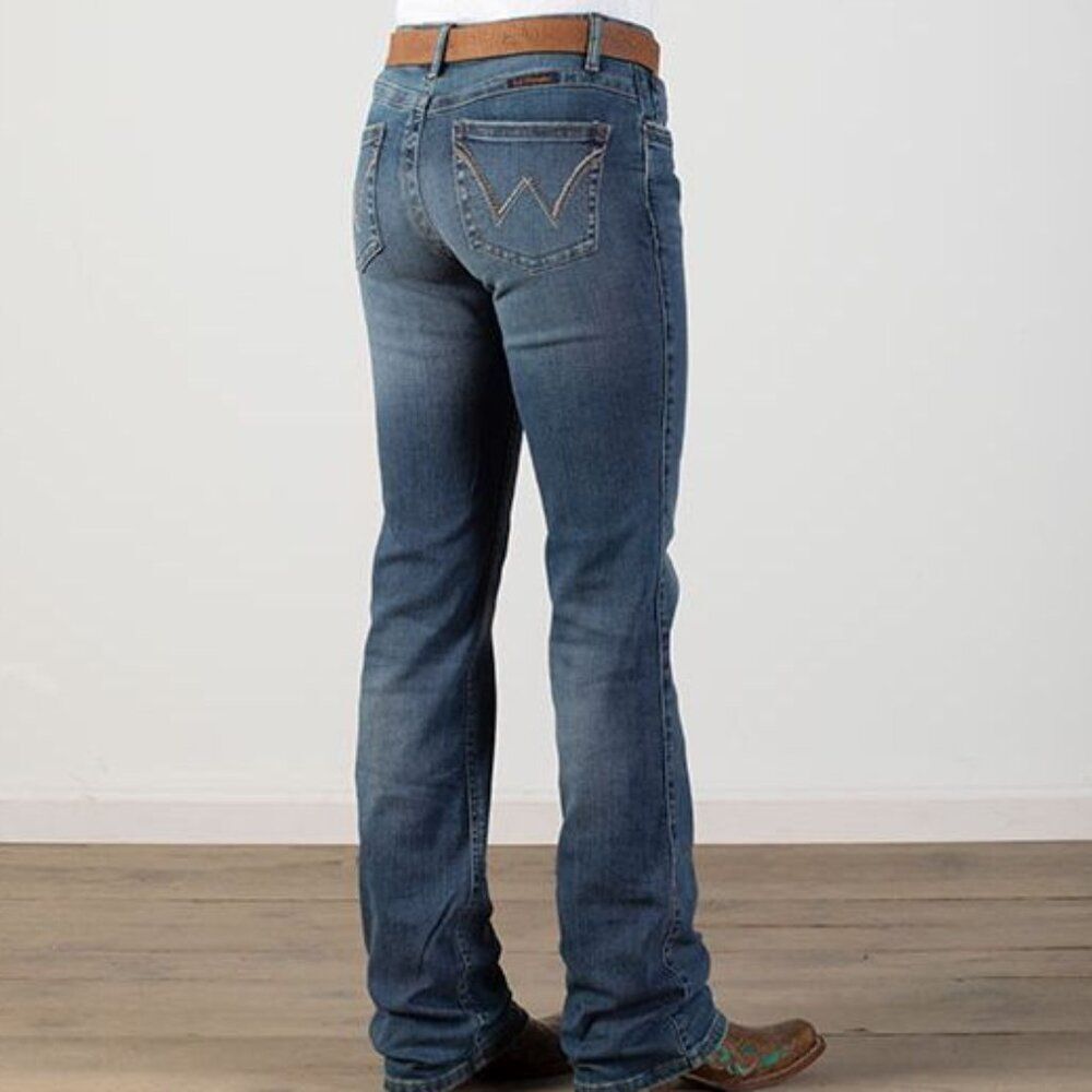 Wrangler Q-Baby Ultimate Riding Jeans Sally Bootcut Women's Size 5 28 x 34